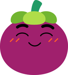 Mangosteen Face Happy Blush Smile