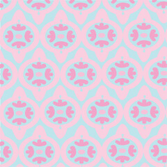 Indonesian traditional floral pattern 