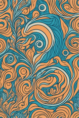 Modern Vector Swirl Pattern Templates