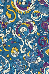 Graphic Art of Swirl Pattern