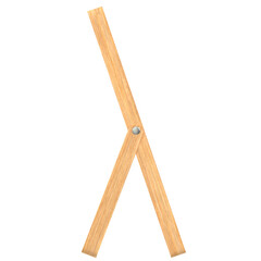 3D rendering illustration of a table mirror