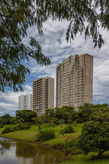 Obraz premium Lago na cidade de Uberaba, Estado de Minas Gerais, Brasil