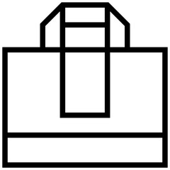 takeaway icon. A single symbol with an outline style