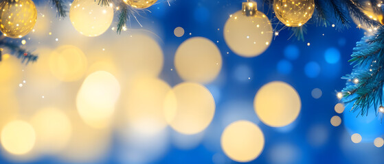 クリスマス、冬、結晶、イルミネーション、背景｜christmas, winter, crystals, illumination, background, Generative AI