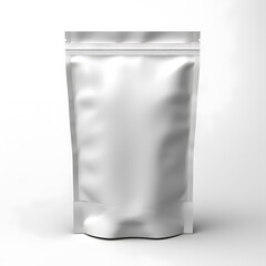 3d illustration of packaging medicine soup white packing bag shopping mockup product demonstration 