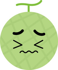 Melon Face Scared