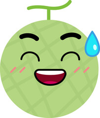 Melon Face Sweat Guilty