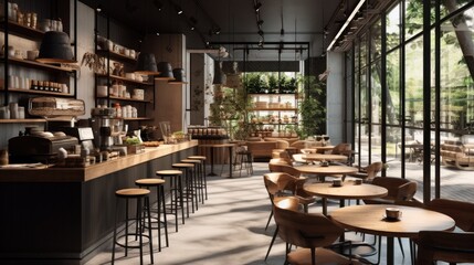 Fototapeta premium Coffee shop design Ideas
