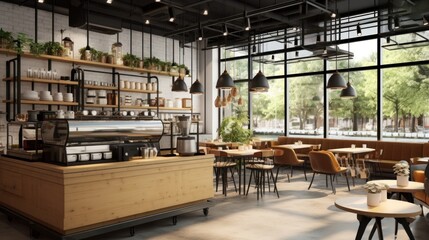 Fototapeta premium Coffee shop design Ideas