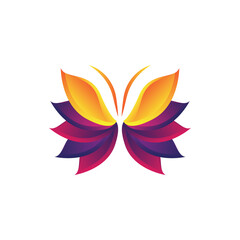 Butterfly Logo, Animal Design With Beautiful Wings, Decorative Animals, Product Brands