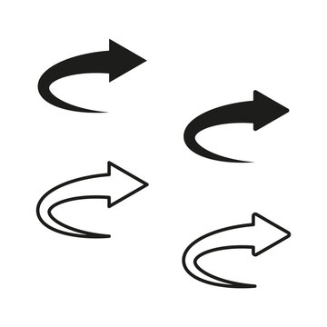 Backward icon. Vector illustration. stock image.