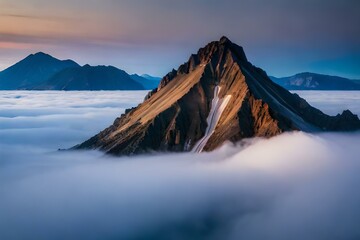 sunrise in the mountains