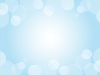 Fototapeta premium シンプルでかわいい水玉模様のアブストラクト背景_水色