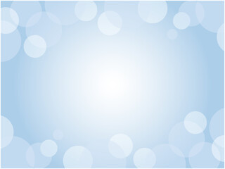 シンプルでかわいい水玉模様のアブストラクト背景_青