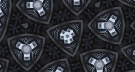 Abstract background with kaleidoscope effect