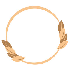 Circle Border Frame Element