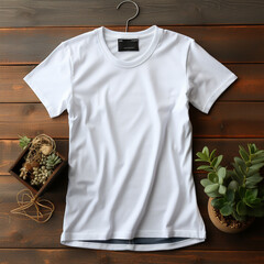 white t-shirt mockup