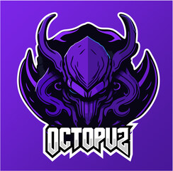 Octopus gaming logo with best quality 