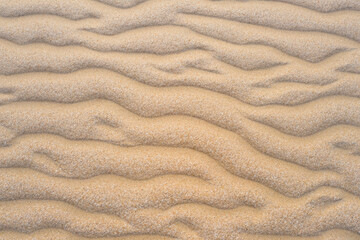 Fototapeta premium Aerial Serenity: Beautiful Beach Sand from Above
