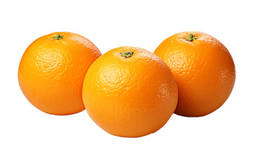 oranges isolated on white background