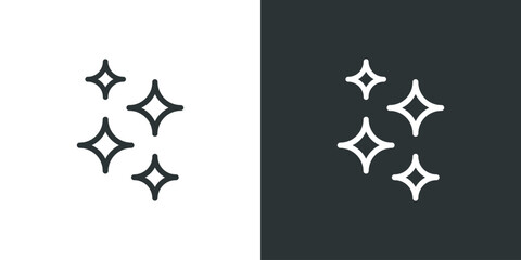 Sparkles vector icon