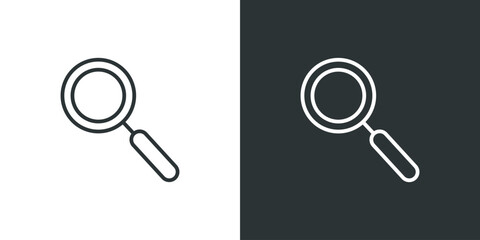 Search icon or symbol concept magnifier