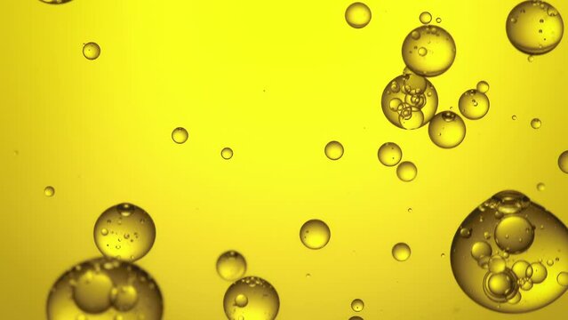 golden yellow bubble oil,abstract background