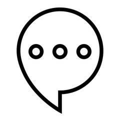 Chat Line Icon
