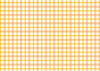 線がちょっとガサガサしているチェック模様（黄色/橙）
