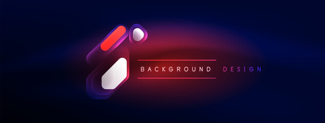 Creative geometric futuristic techno background