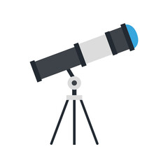 Space Object Illustration Isolated In White Background. Galaxy and Space Object Icon Design in Flat Style.