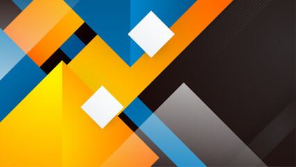 Modern colorful geometric shapes abstract modern background design.