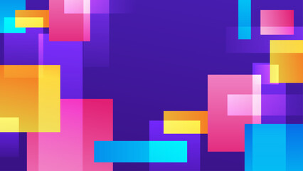 Abstract colorful geometric shapes geometric light line shape with concept presentation background