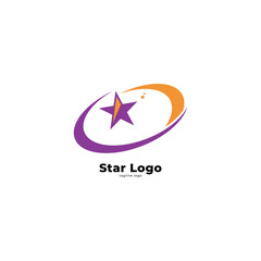 Star Logo Icon Stock Vector Template.