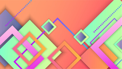 Vector illustration abstract graphic design banner pattern presentation background wallpaper web template. Modern abstract colorful geometric shapes background.