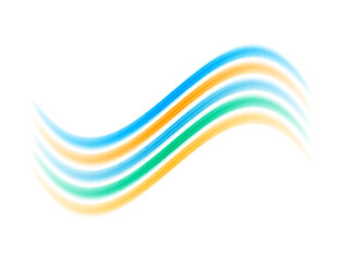 A vibrant and playful design featuring rainbow-color lines arranged in a dynamic composition, perfect for adding a pop of color to any project