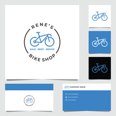 Simple Bike Shop Logo Design 2