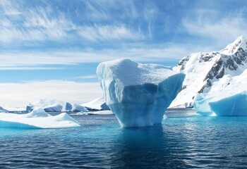 iceberg in polar regions  glacier 