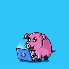 pigs at work