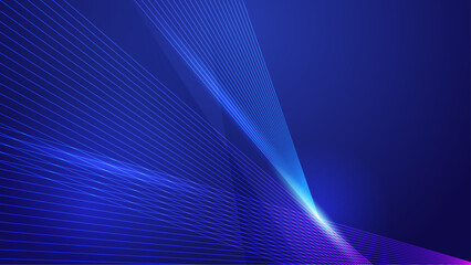 Obraz premium Dark blue modern business abstract background. Vector illustration design for presentation, banner
