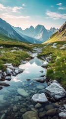 mountain river in the mountains © faiz