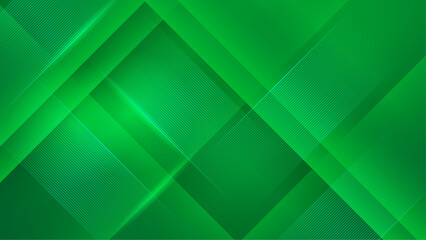 Fototapeta na wymiar Abstract green background with flowing lines. Dynamic waves. vector illustration.