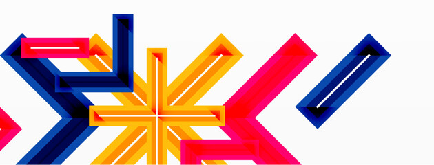 Minimal geometric background cross line. Design for wallpaper, banner, background, landing page, wall art, invitation, prints, posters