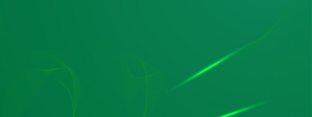 Abstract shiny geometric shape on green background with lines stripe. Modern graphic design. Futuristic technology concept. Suit for poster, cover, banner, brochure, website, flyer