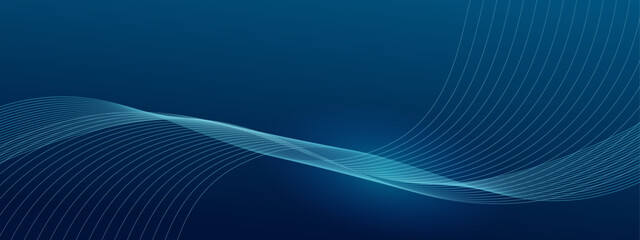 Abstract blue light wave background modern. Concept technology futuristic lines with light effect. Space for text. Motion lines vector design for cover, brochure, book, banner web, advertising
