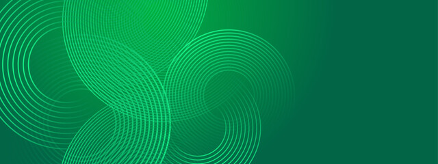Abstract green light wave background modern. Concept technology futuristic lines with light effect. Space for text. Motion lines vector design for cover, brochure, book, banner web, advertising © Roisa