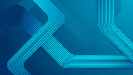 blue color curves lines waves abstract background