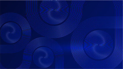 Abstract dark background with flowing wave lines. Glowing wavy lines. Shiny colorful moving lines design element. Modern dynamic wave pattern. Suit for website, poster, brochure, banner, flyer