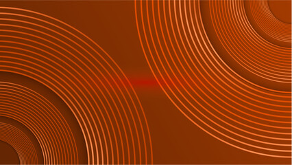 Orange background. Orange Waves. Abstract background with halftone gradient. Vector background.