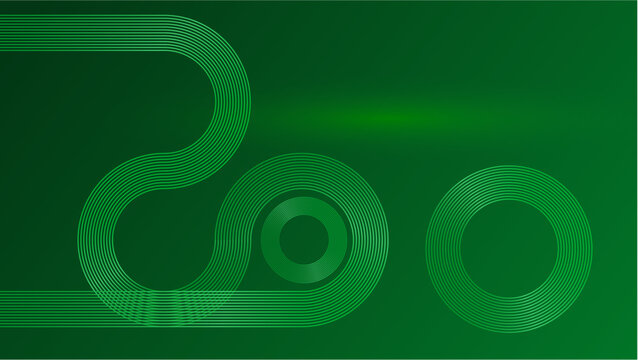 Awards background green golden royal. Lines growing elegant shine spark. Luxury premium corporate abstract design template. Classic shape post. Center led screen visual. Lights fireworks - Powered by Adobe